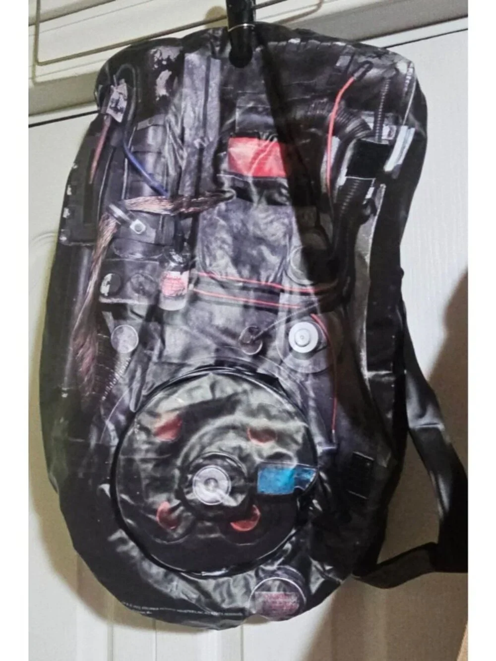 Ghostbusters Stantz Costume Kids 10-12 Inflatable Proton Pack Halloween Damaged